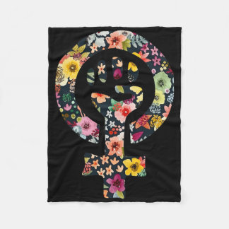 Frauensymbolprotester Fleecedecke