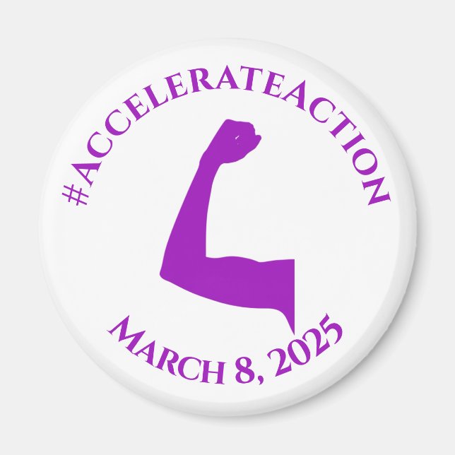 Frauentag beschleunigen 2025 magnet (Vorne)