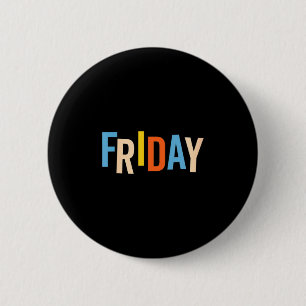 Frauentag der Woche Einfache Gruppen-Halloween-Kos Button