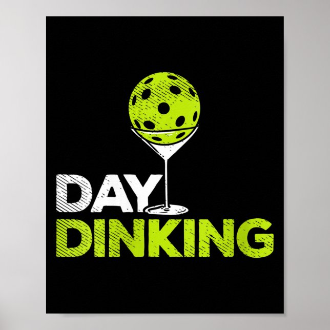 Frauentag Dinking Pickleball lustiger Pickle Ball Poster (Vorne)