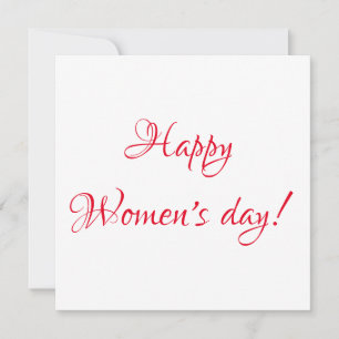 Frauentag-Postkarte Karte