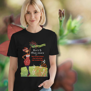 Frauentag Roter Punktierter Starke Frauen T-Shirt