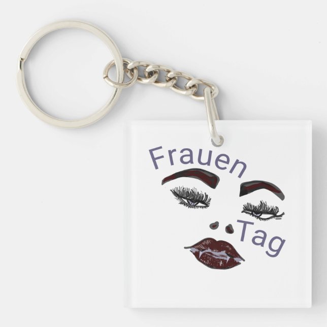 Frauentag  schlüsselanhänger (Vorderseite)
