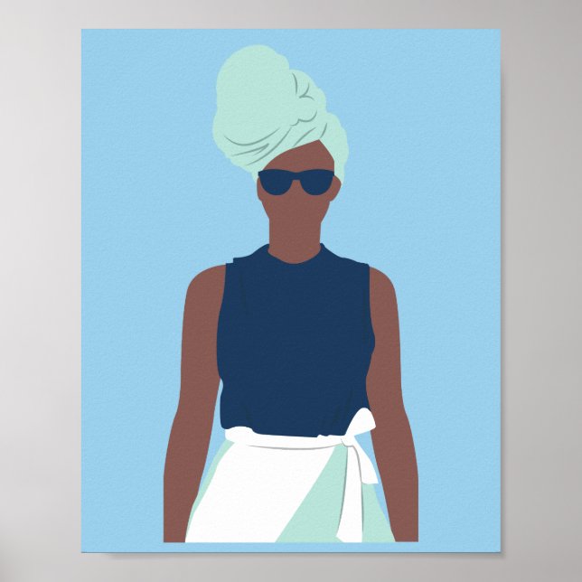 Frauentag Thema niedliches Design Poster (Vorne)