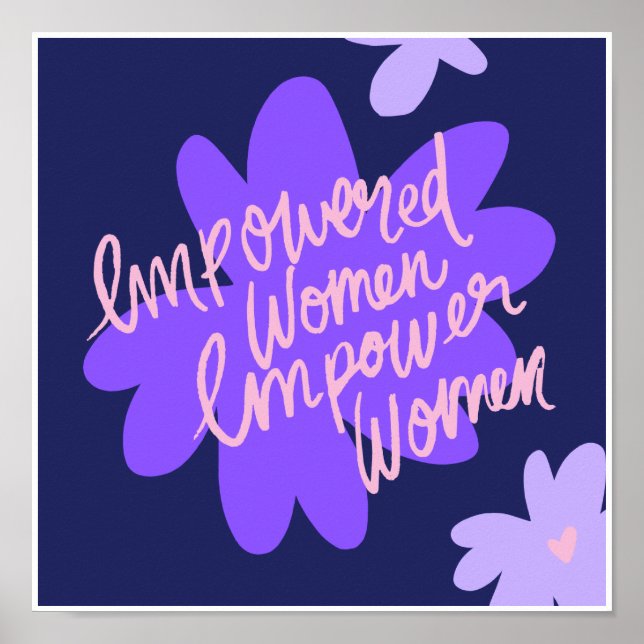 Frauentag Thema niedliches Design Poster (Vorne)