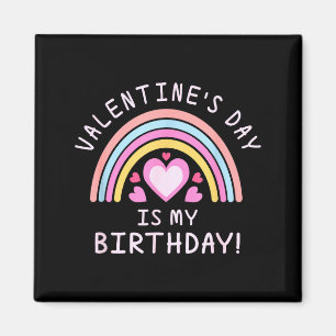 Frauentag Valentinstag Geburtstag Regenbogen  Magnet