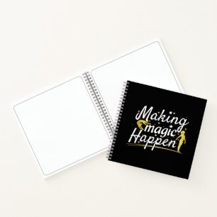 Frauenturmpolitik zum Zauberspruch Notizbuch