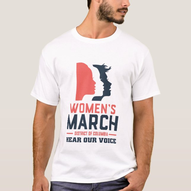 Frauenviertel in Kolumbien hören unsere Stimme T-Shirt (Vorderseite)