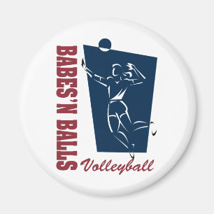 Frauenvolleyball Magnet