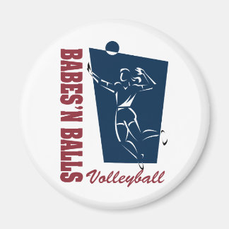 Frauenvolleyball Magnet