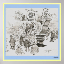 Frauenwahlkampf in den 1920er Jahren Poster