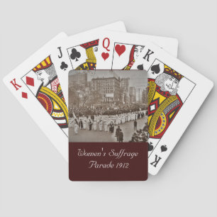 Frauenwahlparade 1912 spielkarten