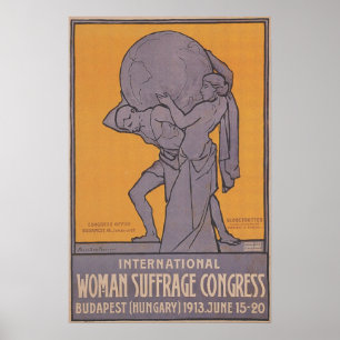 Frauenwahlposter 1913 poster