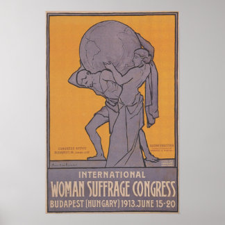 Frauenwahlposter 1913 poster