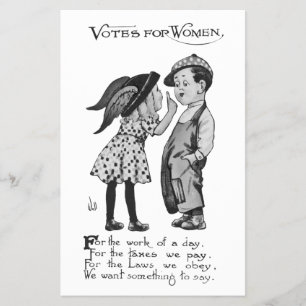 Frauenwahlrecht Flyer