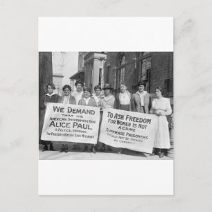 Frauenwahltakte, 1917 postkarte