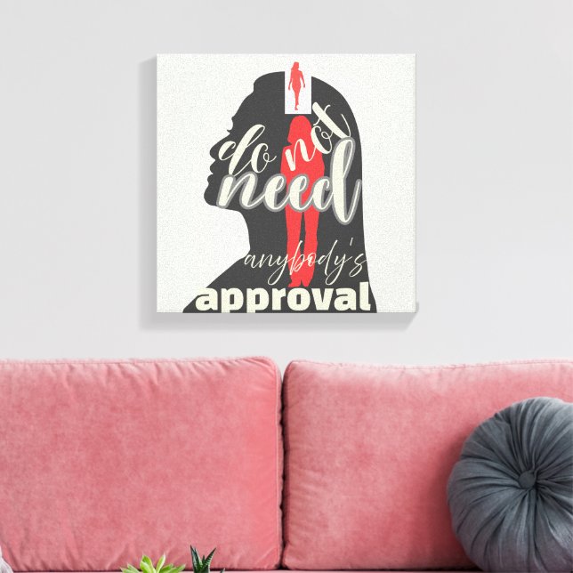 🖼️ Frauenwall Leinwanddruck (Insitu (Wohnzimmer))