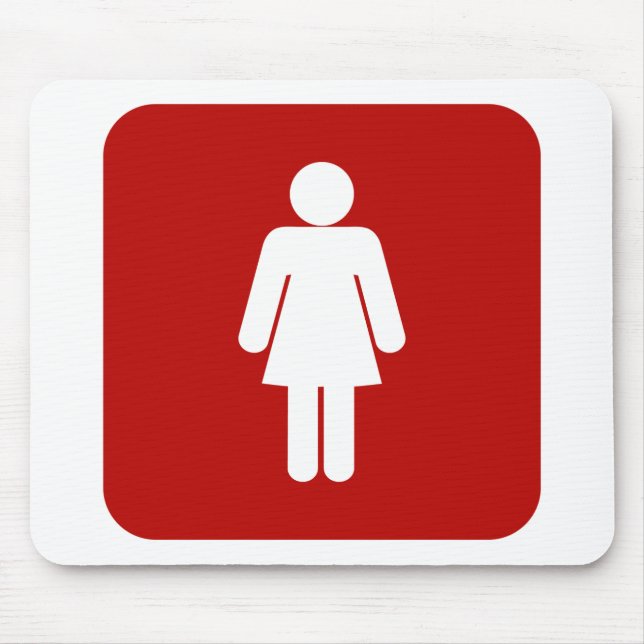 Frauenzeichen Mousepad (Vorne)