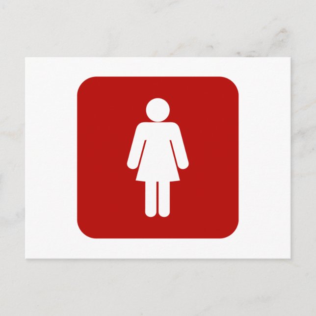 Frauenzeichen Postkarte (Vorderseite)