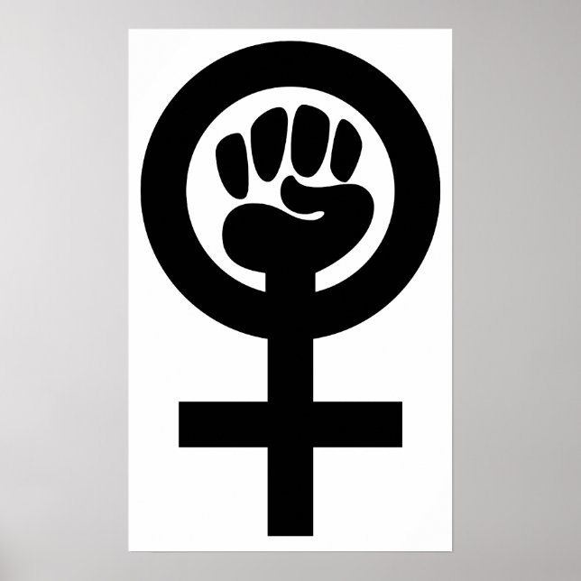 Frauenzeichen Power Poster (Vorne)