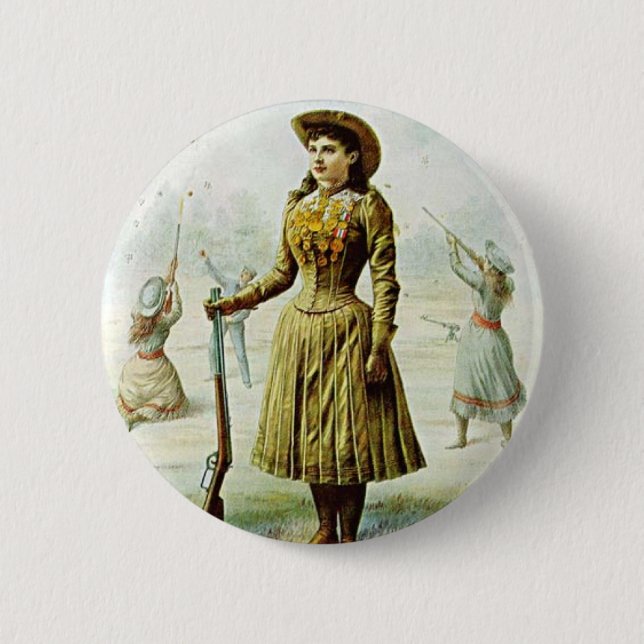 Fräulein Annie Oakley Button (Vorderseite)