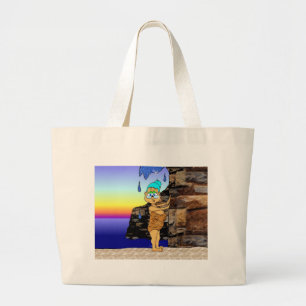 Fräulein April Jumbo Stoffbeutel