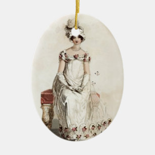 "Fräulein Bennet" Keramikornament