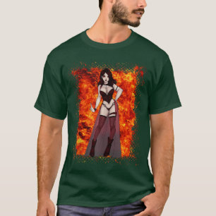 Fräulein Dracula Horror Monster Vampir Halloween P T-Shirt