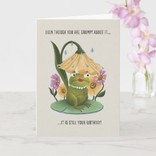 Fräulein Griesgrammfrosch Karte