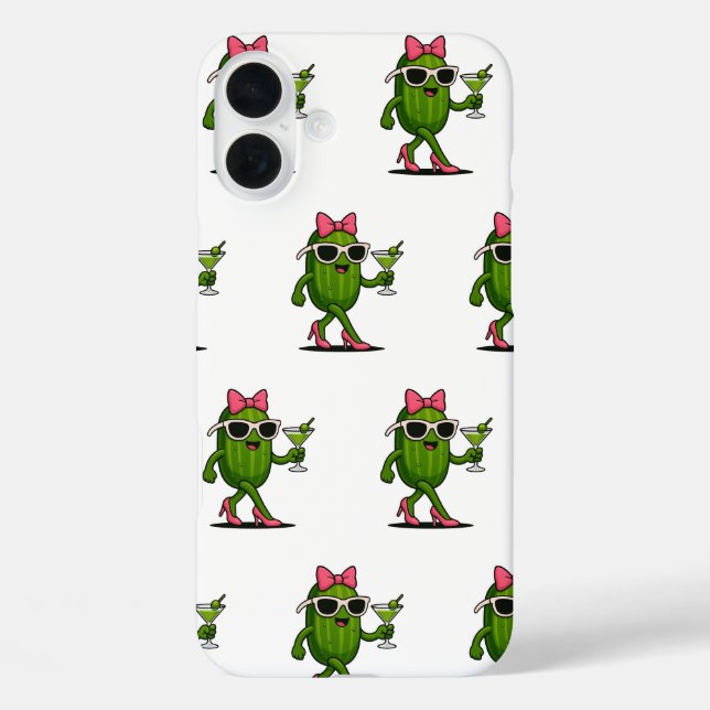 Fräulein Gurken Chic Case-Mate iPhone Hülle (Rückseite)
