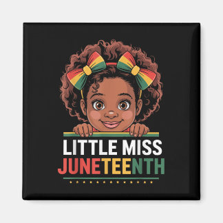 Fräulein Juneteenth Freiheit Schwarze Amerikanisch Magnet
