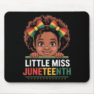 Fräulein Juneteenth Freiheit Schwarze Amerikanisch Mousepad