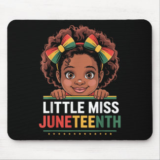Fräulein Juneteenth Freiheit Schwarze Amerikanisch Mousepad