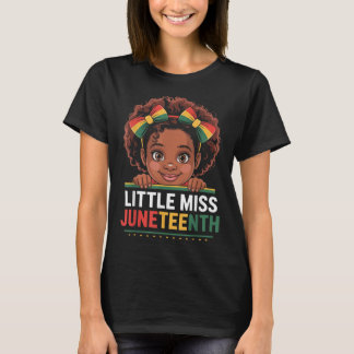 Fräulein Juneteenth Freiheit Schwarze Amerikanisch T-Shirt