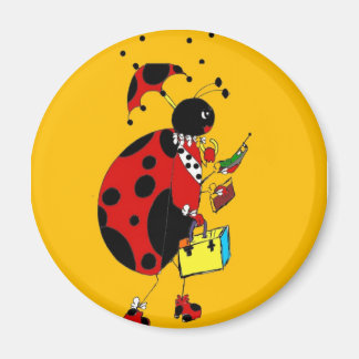 Fräulein Marienkäfer Magnet