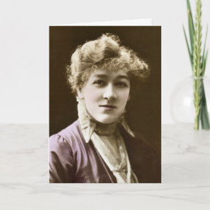 Fräulein Mary Moore Karte