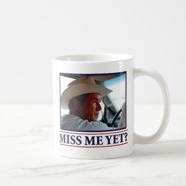 Fräulein Me Yet George-W Bush Kaffeetasse (Rechts)