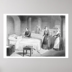 Fräulein Nightingale im Krankenhaus bei Scutari, Poster