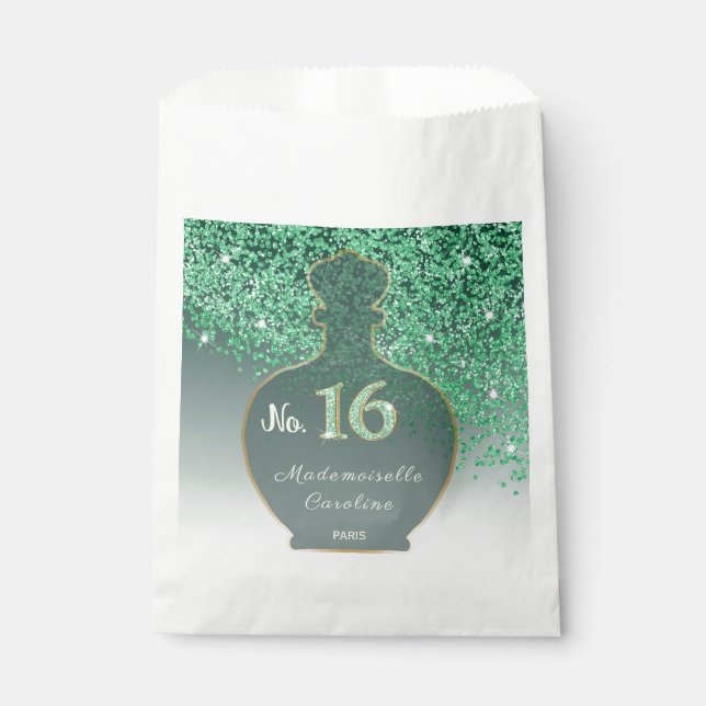 Fräulein No16 Emerald Duft Paris Boutique Geschenktütchen (Vorderseite)