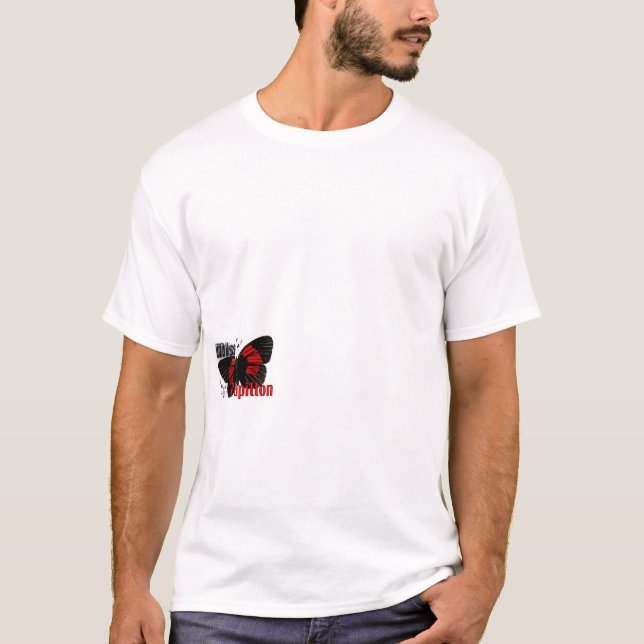 Fräulein papillon Seite T-Shirt (Vorderseite)