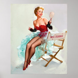 Fräulein Pin Up Poster