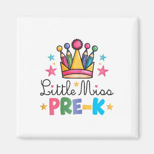 Fräulein Pre-k Bleistifte Krone Cute Ck Zur Schule Magnet