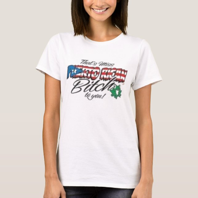 Fräulein Puertorikaner T-Shirt (Vorderseite)