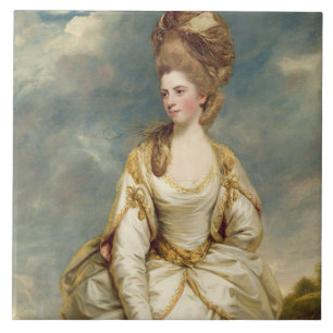 Fräulein Sarah Campbell, 1777-78 (Öl auf Leinwan Fliese