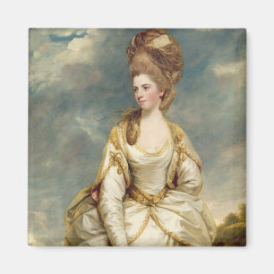 Fräulein Sarah Campbell, 1777-78 (Öl auf Leinwan Magnet