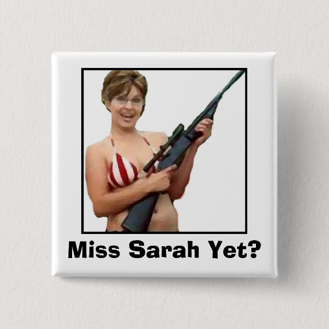 Fräulein Sarah Yet? Button (Vorderseite)