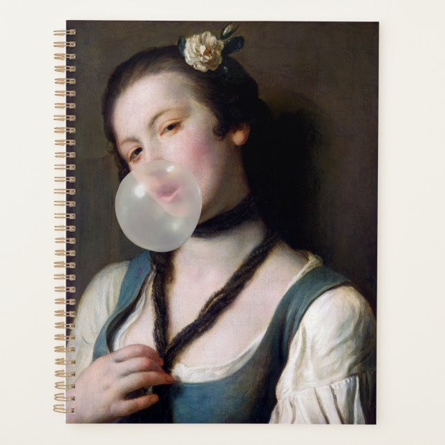 Fräulein Sassy bläst Bubble Gum Planer (Vorderseite)