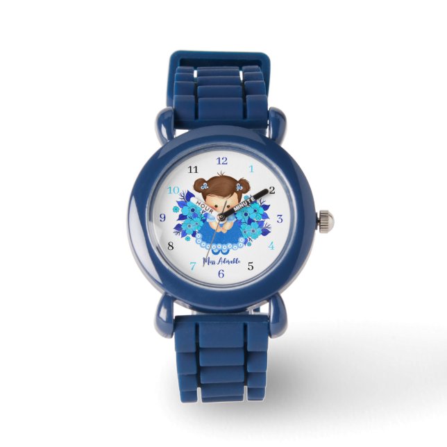 Fräulein Süßholz Armbanduhr (Vorderseite)