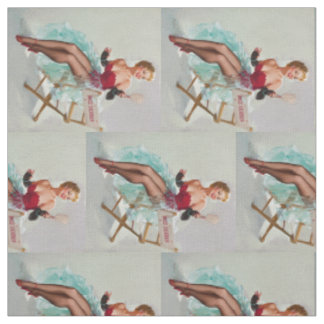 Fräulein Sylvania Pin-Up Mädchen Stoff