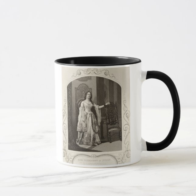 Fräulein Vandenhoff als Juliet, Szene 1 der Tasse (Rechts)